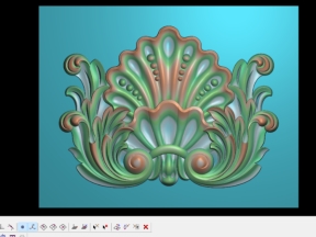 Hoa lá tây mới CNC file Jdp đẹp xịn