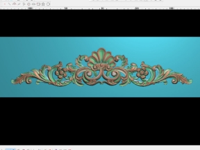 Hoa lá tây mới vẽ cnc