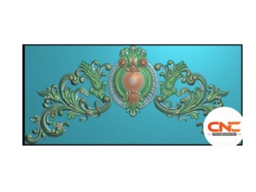 Hoa lá tây trần nhà cnc thiết kế jdp