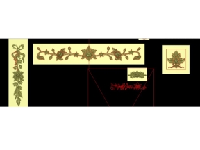 Hoa lá tây tủ cnc cực đẹp