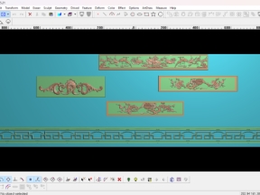 Hoa Lá Tây Tủ CNC file Jdp