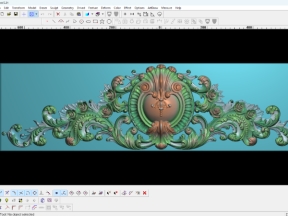 Hoa Lá Tây Vòm Cửa CNC file Jdp