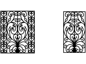 Hoa văn cửa sắt sổ cnc cực đẹp