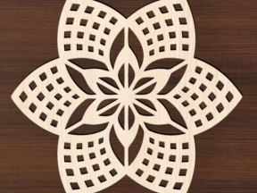 Hoa văn Mandala bông hoa nghệ thuật CNC
