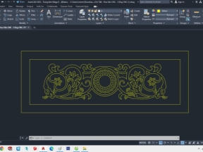 Hoa văn trang trí cổng cnc bản vẽ