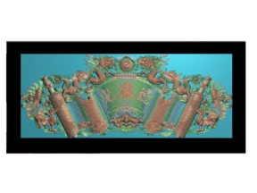 Hoành phi đại tự mẫu cnc mới nhất