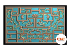 Huỳnh cửa triện cnc file jdp