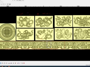 Jdp hoa văn đồ thờ bát báo và dạ triện
