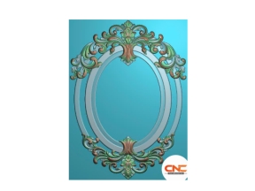 Khung gương lá tây cnc file jdp đẹp