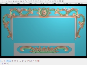 Lá Tây Khung Khảm CNC file Jdp