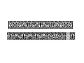 Lan can 2 diện tích thiết kế cnc đẹp