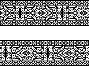 Lan can bản vẽ dxf đẹp mắt