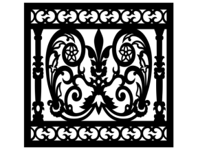 Lan can cnc file cad dxf đẹp