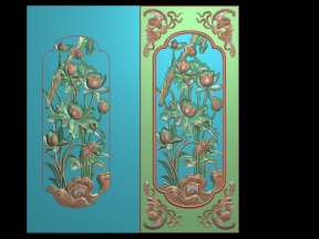 Lô Cửa Sen CNC file Jdp