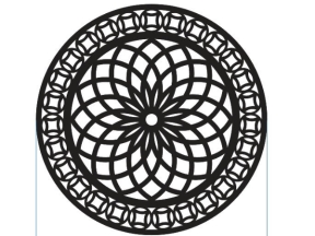 Mái kính tròn cnc model dxf mới nhất