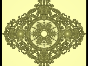 Mâm Lá Tây Tân Cổ Điển Thiết Kế Jdpaint 2025