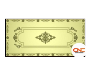 Mẫm trần lá tây cnc đẹp mắt file jdp