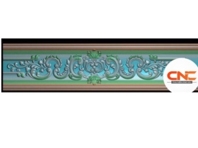 Máng trần hoa lá tây cnc đẹp