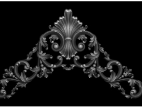 Mẫu 3d jdpaint hoa góc lá tây cnc