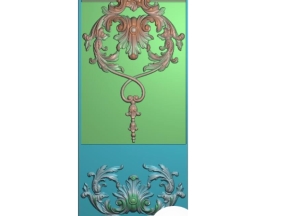 Mẫu 3d jdpaint hoa lá tây cổ điển