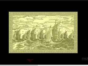 Mẫu 3d Tranh thuận buồm xuôi gió