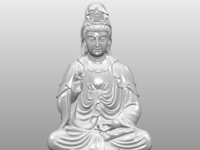 Mẫu 3D tượng Quan Âm Bồ Tát