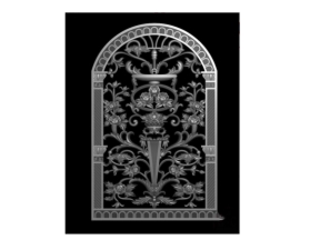 Mẫu bông gió hoa hồng thiết kế trên jdp