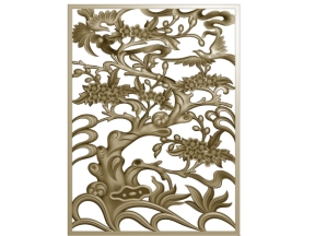 Mẫu bông gió nhôm đúc cnc cực đẹp mai