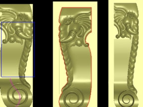 Mẫu cắt cnc chân voi siêu nét