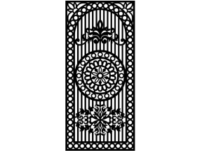 Mẫu cắt cnc cổng 1 cánh đẹp