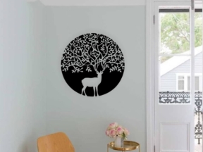 Mẫu cắt laser decor trang trí Tuần Lộc nghệ thuật siêu đẹp