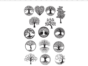 Mẫu cây decor cnc đẹp