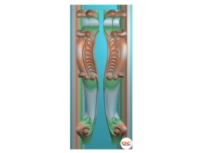 Mẫu chân bàn ghế lá tây đẹp cnc