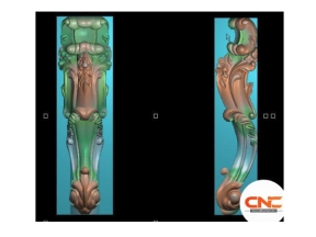 Mẫu chân lá tây bàn phấn file jdp