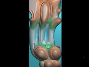 Mẫu chân sập cây cổ cnc cực đẹp