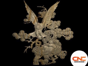 Mẫu chim đại bàng cnc thiết kế jdp đẹp