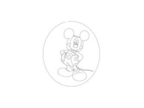 Mẫu chuột Mickey file dxf chia sẻ miễn phí