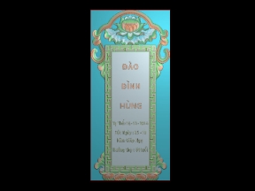 Mẫu cnc bài vị mẫu dạng sen cnc