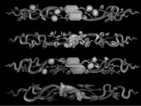 Mẫu CNC Bát Bảo Hoa Văn Cổ Điển