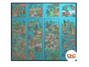 Mẫu CNC bộ tủ tích Tam quốc đẹp cnc file jdp