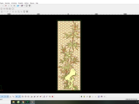 Mẫu cnc cây lá jdpaint