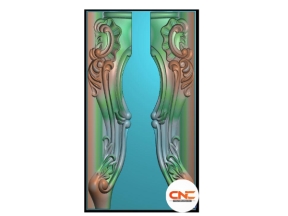 Mẫu CNC chân ghế ăn đẹp file jdp