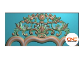 Mẫu cnc chương ghế ăn rồng hóa lá tây jdp