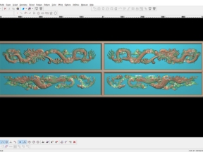 Mẫu cnc cổ rồng phụng đẹp