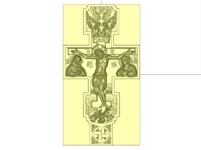 Mẫu CNC công giáo Chúa Giê-su trên thánh giá
