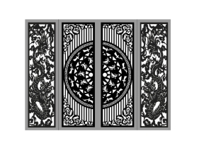 Mẫu CNC cổng rồng trống đồng