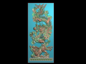 Mẫu cnc cột rồng chân nghê