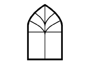 Mẫu CNC cửa sổ nhà thờ đẹp