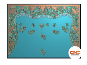 Mẫu CNC cửa võng cửu long đẹp file jdp