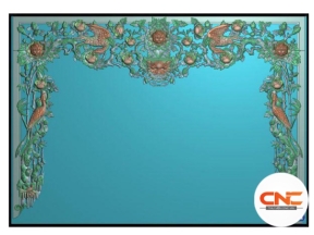 Mẫu CNC cửa võng Hồng trĩ đẹp file jdp